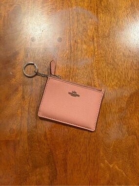 Coach Light Pink ID Wallet Case